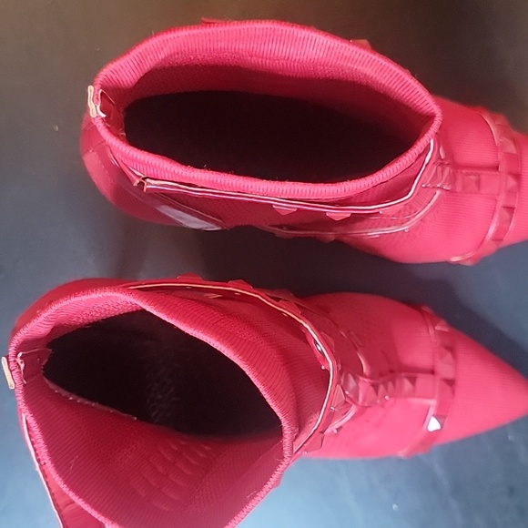 Jessica Simpson Red Ankle Boots - Picture 7 of 8